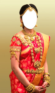 اسکرین شات 4 برنامه Women Saree Photo Maker
