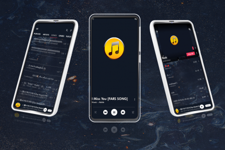 اسکرین شات 1 برنامه موزیک پلیر