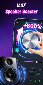 اسکرین شات 2 برنامه Volume Booster Speaker Booster