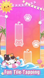 اسکرین شات 1 بازی Dreameow Tiles: Rhythm Cat