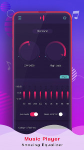 اسکرین شات 3 برنامه Music Player mate 60 pro