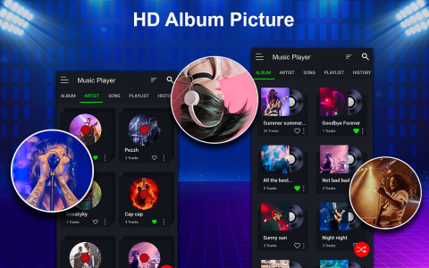 اسکرین شات 6 برنامه CD music player