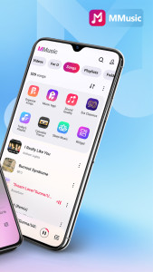 اسکرین شات 3 برنامه Music Player & MP3 - MMusic