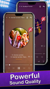 اسکرین شات 5 برنامه Music Player 2026: Deep Bass