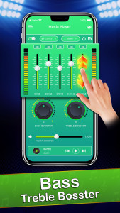 اسکرین شات 8 برنامه Music Player 2026: Deep Bass