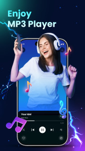 اسکرین شات 5 برنامه Offline Music Player - MP3 App