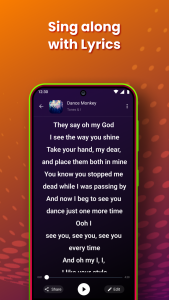 اسکرین شات 4 برنامه Music Player - Audify Player