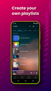 اسکرین شات 3 برنامه Music Player - Audify Player