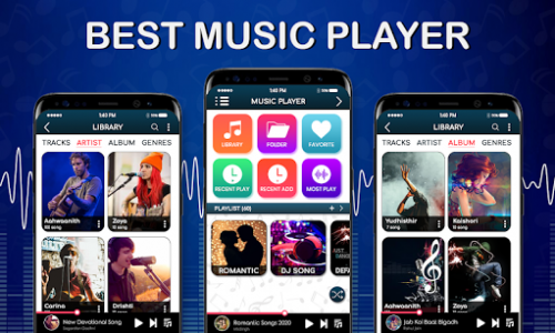 اسکرین شات 1 برنامه Music Player for Samsung : Free Music Plus