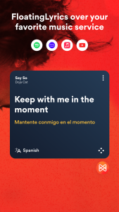 اسکرین شات 2 برنامه Musixmatch: lyrics finder