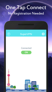 اسکرین شات 1 برنامه SuperVPN - Hotspot VPN Proxy