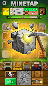 اسکرین شات 2 بازی Minetap – Merge rpg clicker