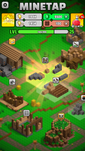 اسکرین شات 6 بازی Minetap – Merge rpg clicker