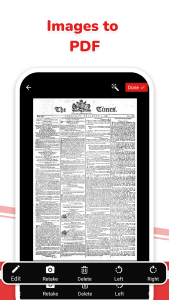 اسکرین شات 1 برنامه Easy PDF - Image to PDF