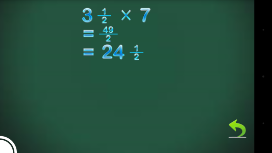 اسکرین شات 2 برنامه Fraction Calculator & progress