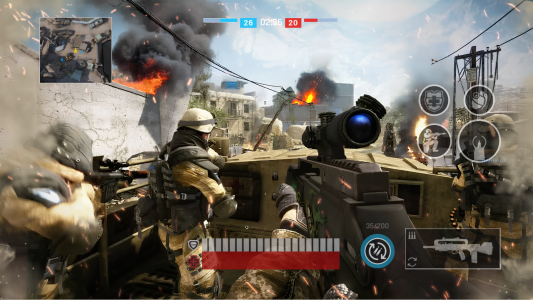 اسکرین شات 1 بازی Warface GO: FPS shooting games