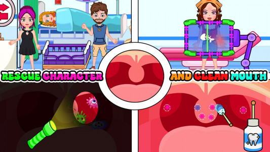 اسکرین شات 3 بازی My Family Town Doctor Hospital