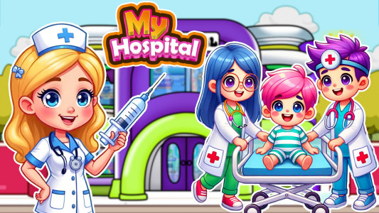 اسکرین شات 1 بازی My Family Town Doctor Hospital