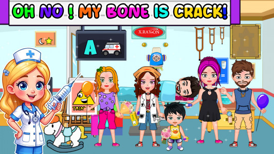 اسکرین شات 4 بازی My Family Town Doctor Hospital