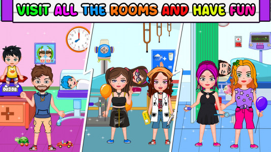 اسکرین شات 5 بازی My Family Town Doctor Hospital