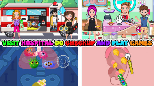 اسکرین شات 2 بازی My Family Town Doctor Hospital
