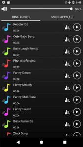 اسکرین شات 2 برنامه Funny Ringtones