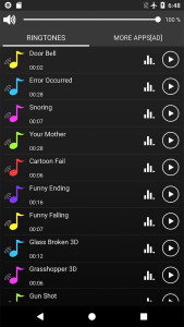 اسکرین شات 3 برنامه Funny Ringtones