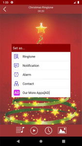 اسکرین شات 4 برنامه Christmas Ringtones Wallpapers