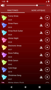 اسکرین شات 3 برنامه Christmas Ringtones Wallpapers