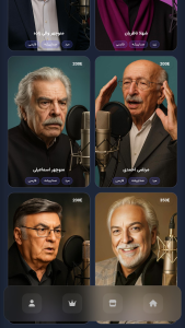 اسکرین شات 1 برنامه ‏‏‏ماینا تقلید صدا با هوش مصنوعی