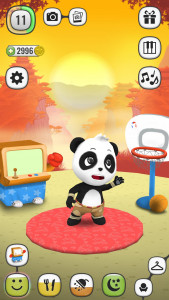 اسکرین شات 1 بازی My Talking Panda - Virtual Pet