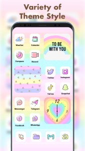 اسکرین شات 3 برنامه MyThemes - App icons, Widgets