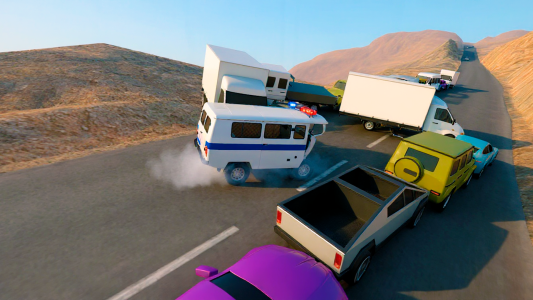 اسکرین شات 2 بازی Crash X: Car Games Mobile