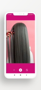 اسکرین شات 4 برنامه Easy Hairstyles for Girls