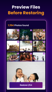 اسکرین شات 5 برنامه Restore My All Deleted Photos