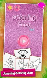 اسکرین شات 1 برنامه Fashion Nail Coloring Pages For Girls