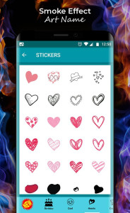 اسکرین شات 4 برنامه Smoke Name Art - Smoke Effect