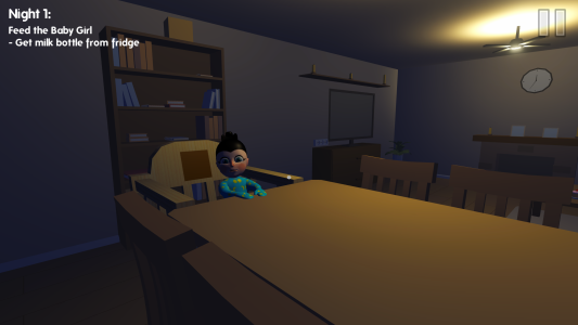 اسکرین شات 1 بازی Scary Baby Girl in House 3D