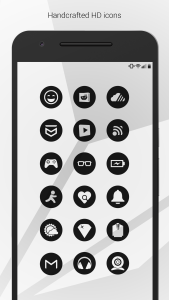 اسکرین شات 3 برنامه Dark Void - Black Circle Icons