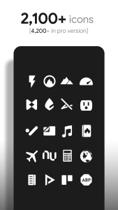 اسکرین شات 1 برنامه Flight Lite - Minimalist Icons