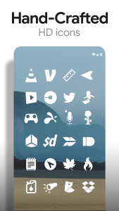 اسکرین شات 3 برنامه Flight Lite - Minimalist Icons