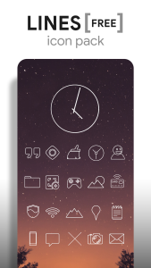 اسکرین شات 1 برنامه Lines - Minimalist Icon Pack