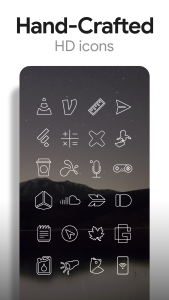 اسکرین شات 3 برنامه Lines - Icon Pack