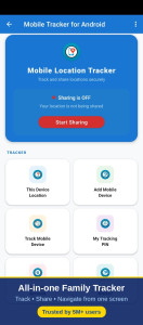 اسکرین شات 1 برنامه Mobile Tracker for Android