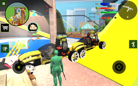 اسکرین شات 6 بازی Army Toys Town