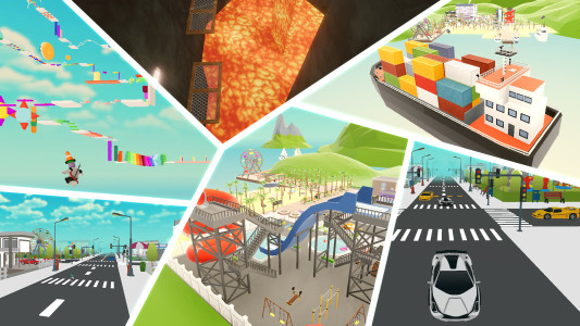 اسکرین شات 2 بازی Obby Block World: Craft City