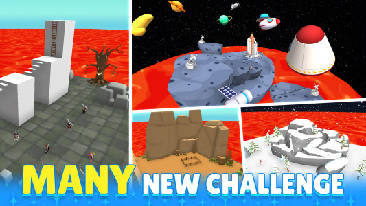 اسکرین شات 2 بازی Obby Block World: Lava Fall