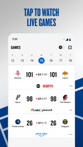 اسکرین شات 2 برنامه NBA: Live Games & Scores