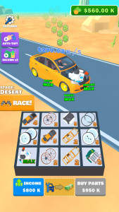 اسکرین شات 4 بازی Merge Race - Idle Car games