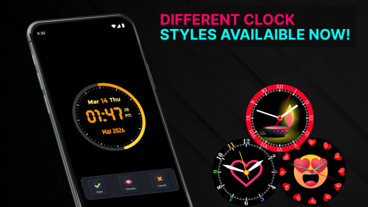 اسکرین شات 7 برنامه Neon Digital Clock